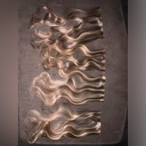 Luxurious Blonde/Brown Hair Extensions